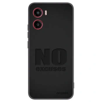 Picasee silikonski črni ovitek za Motorola Moto G05 - No Excuses