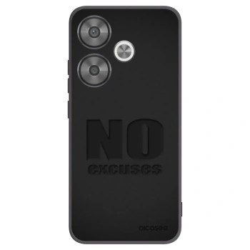 Picasee silikonski črni ovitek za Xiaomi Poco F6 - No Excuses