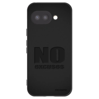 Picasee silikonski črni ovitek za Google Pixel 9a - No Excuses