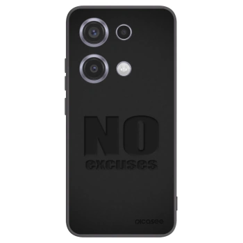 Picasee silikonski črni ovitek za Xiaomi Redmi Note 14S - No Excuses
