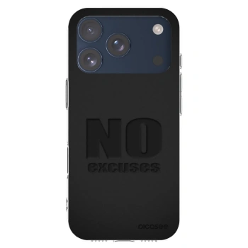 Picasee silikonski prozorni ovitek za Apple iPhone 17 Pro - No Excuses