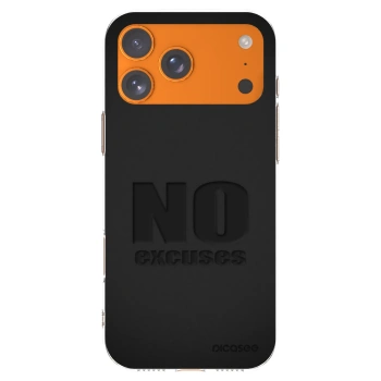Picasee silikonski prozorni ovitek za Apple iPhone 17 Pro Max - No Excuses