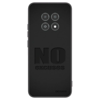 Picasee silikonski črni ovitek za Realme 12X - No Excuses