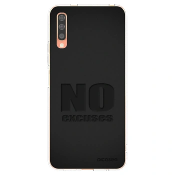Picasee silikonski prozorni ovitek za Samsung Galaxy A70 A705F - No Excuses