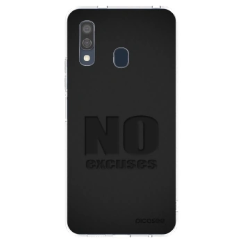 Picasee silikonski prozorni ovitek za Samsung Galaxy A40 A405F - No Excuses