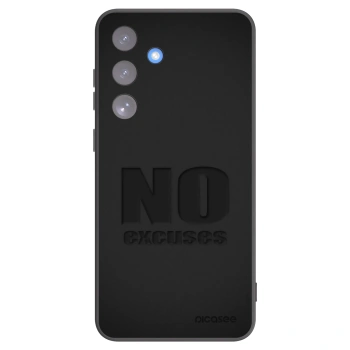 Picasee silikonski črni ovitek za Samsung Galaxy S25 FE 5G - No Excuses