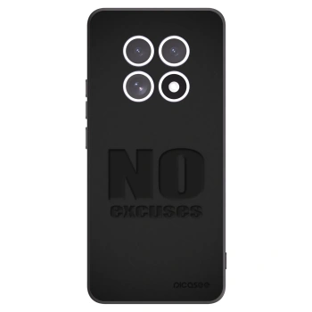 Picasee silikonski črni ovitek za Xiaomi Redmi Note 15 - No Excuses