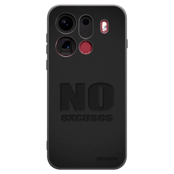 Picasee silikonski črni ovitek za OPPO Find X9 Pro - No Excuses