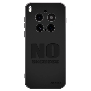 Picasee silikonski črni ovitek za Vivo X300 Pro - No Excuses