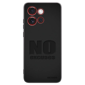 Picasee silikonski črni ovitek za Motorola Edge 60 Neo 5G - No Excuses