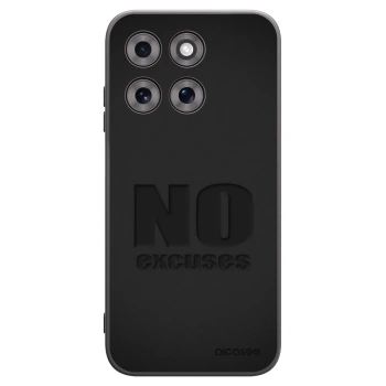 Picasee silikonski črni ovitek za Motorola Moto G77 - No Excuses