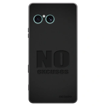 Picasee silikonski črni ovitek za Sony Xperia 10 VII - No Excuses
