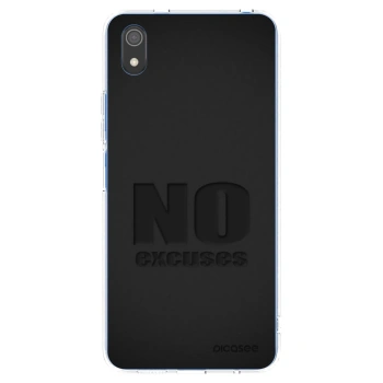 Picasee silikonski prozorni ovitek za Xiaomi Redmi 7A - No Excuses