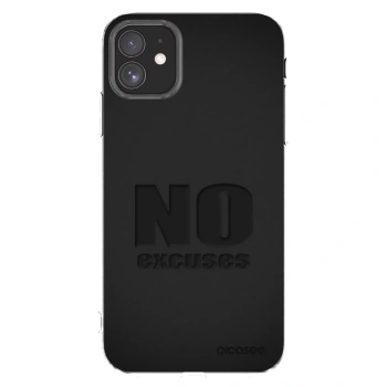Picasee silikonski prozorni ovitek za Apple iPhone 11 - No Excuses
