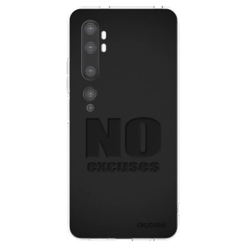 Picasee silikonski prozorni ovitek za Xiaomi Mi Note 10 (Pro) - No Excuses