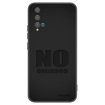 Picasee silikonski črni ovitek za Huawei Nova 5T - No Excuses