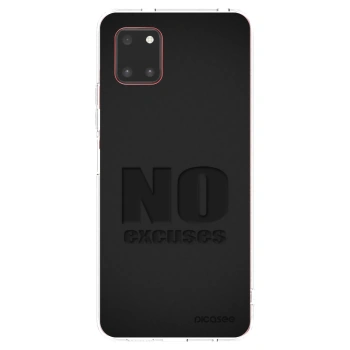 Picasee silikonski prozorni ovitek za Samsung Galaxy Note 10 Lite N770F - No Excuses