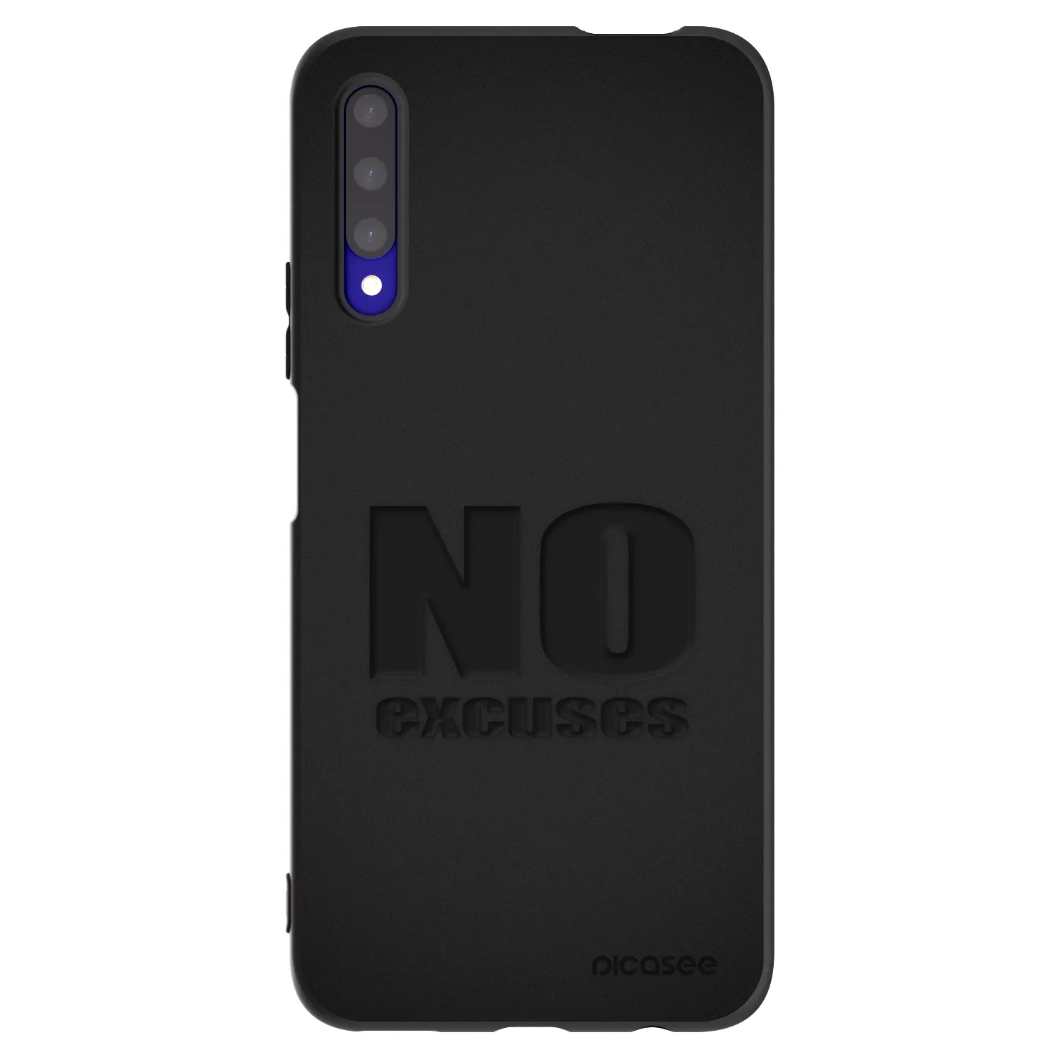 Picasee silikonski črni ovitek za Honor 9X Pro - No Excuses