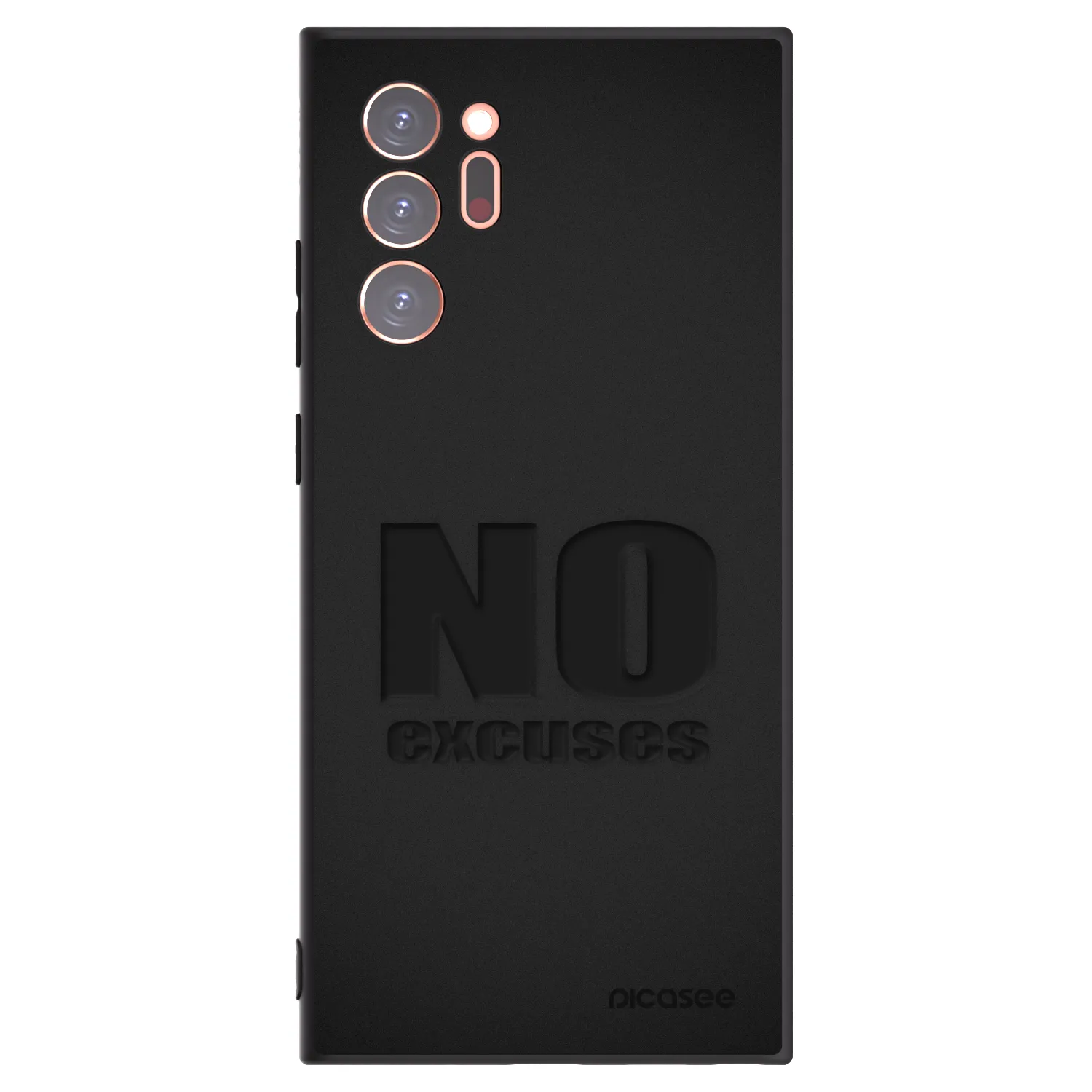 Picasee silikonski črni ovitek za Samsung Galaxy Note 20 Ultra - No Excuses