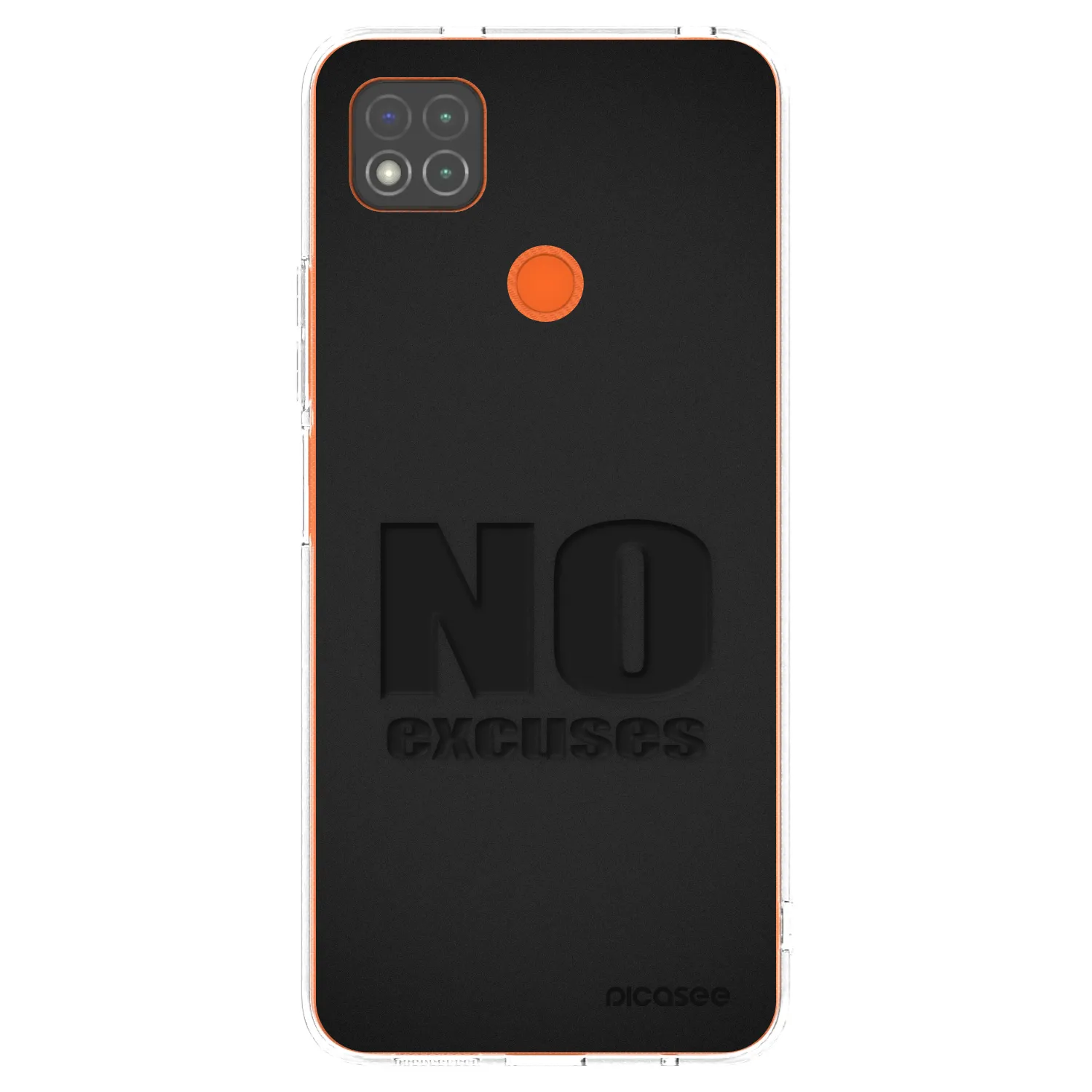 Picasee silikonski prozorni ovitek za Xiaomi Redmi 9C - No Excuses