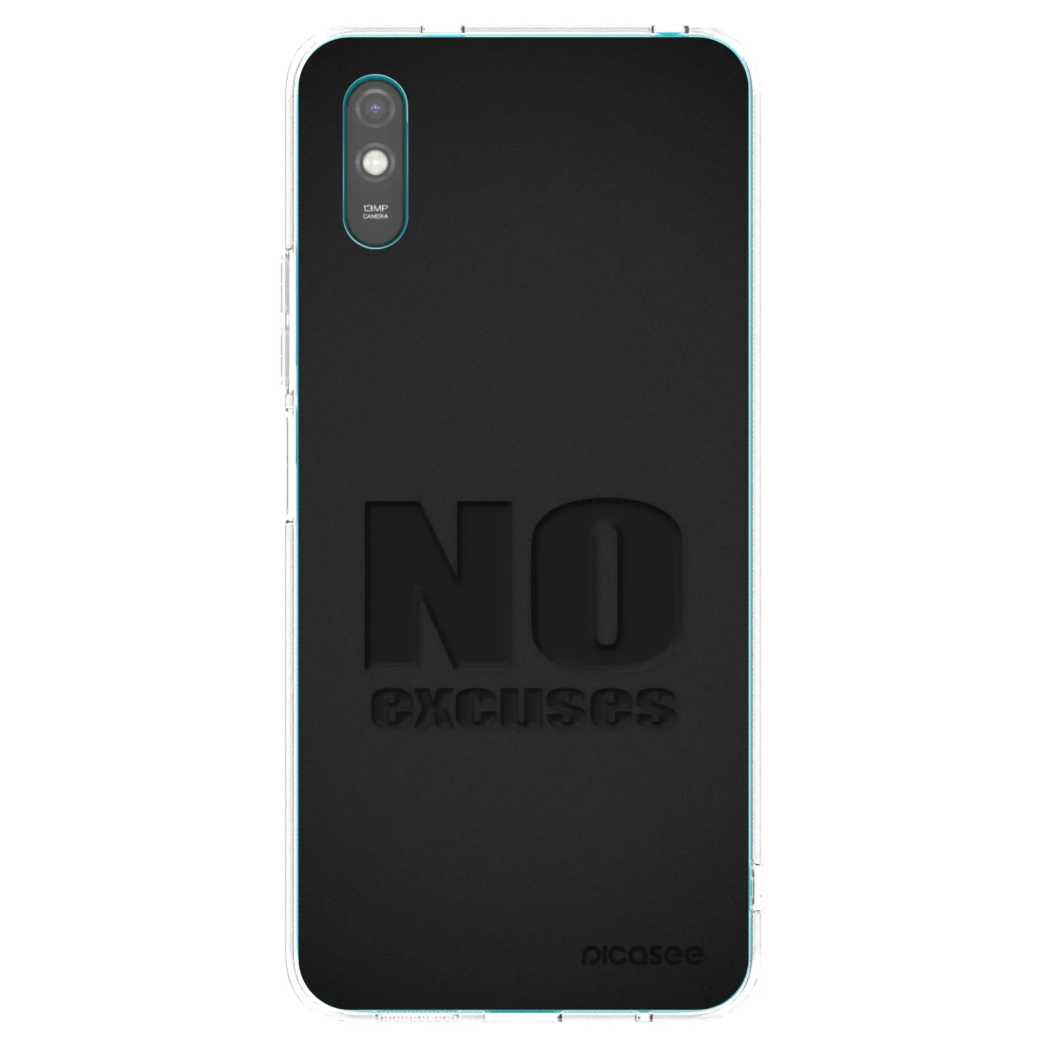 Picasee silikonski prozorni ovitek za Xiaomi Redmi 9A - No Excuses