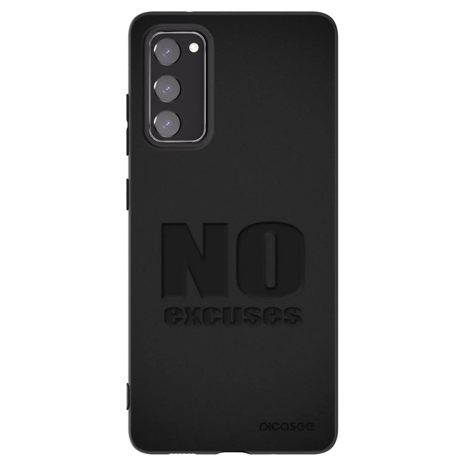 Picasee silikonski črni ovitek za Samsung Galaxy S20 FE - No Excuses