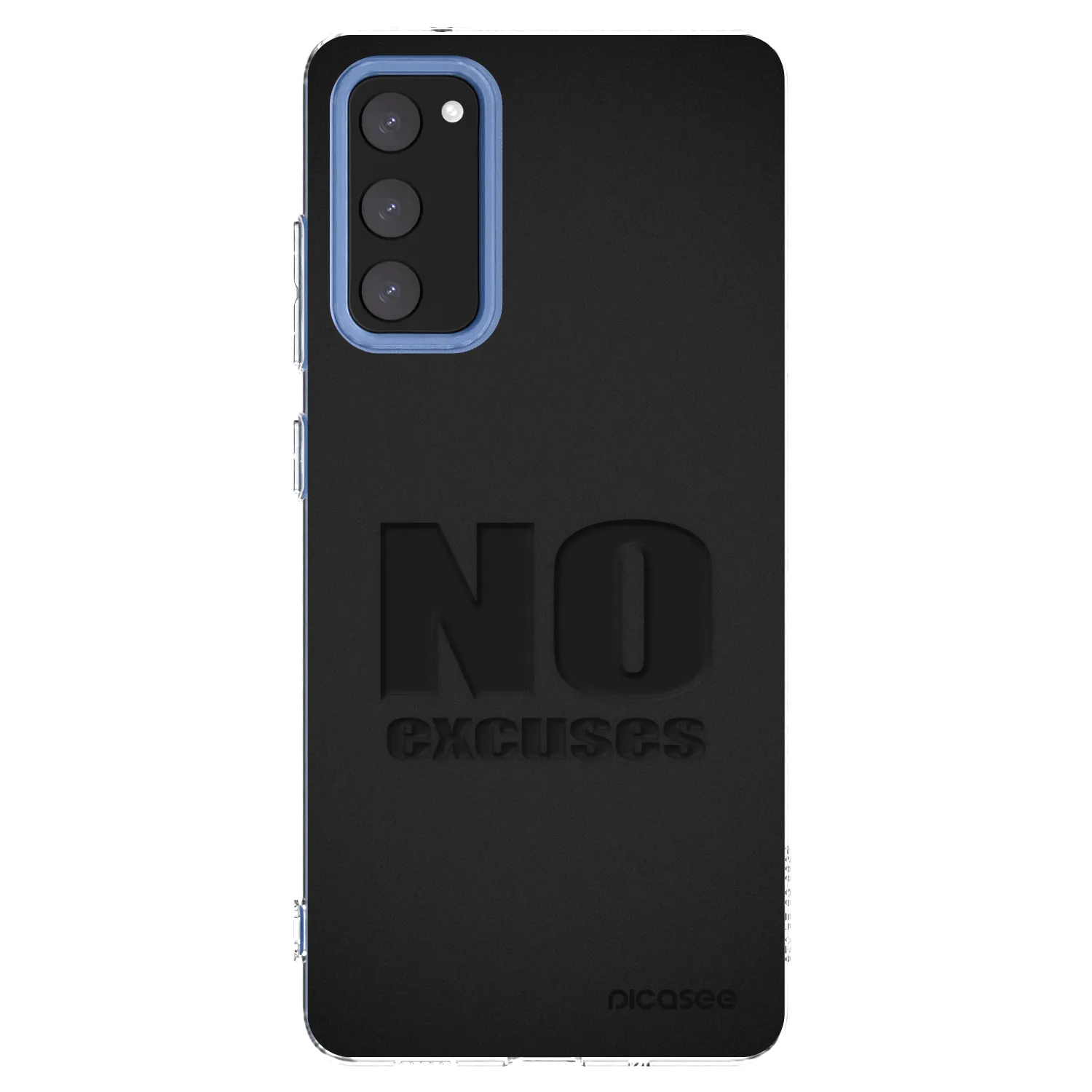 Picasee silikonski prozorni ovitek za Samsung Galaxy S20 FE - No Excuses
