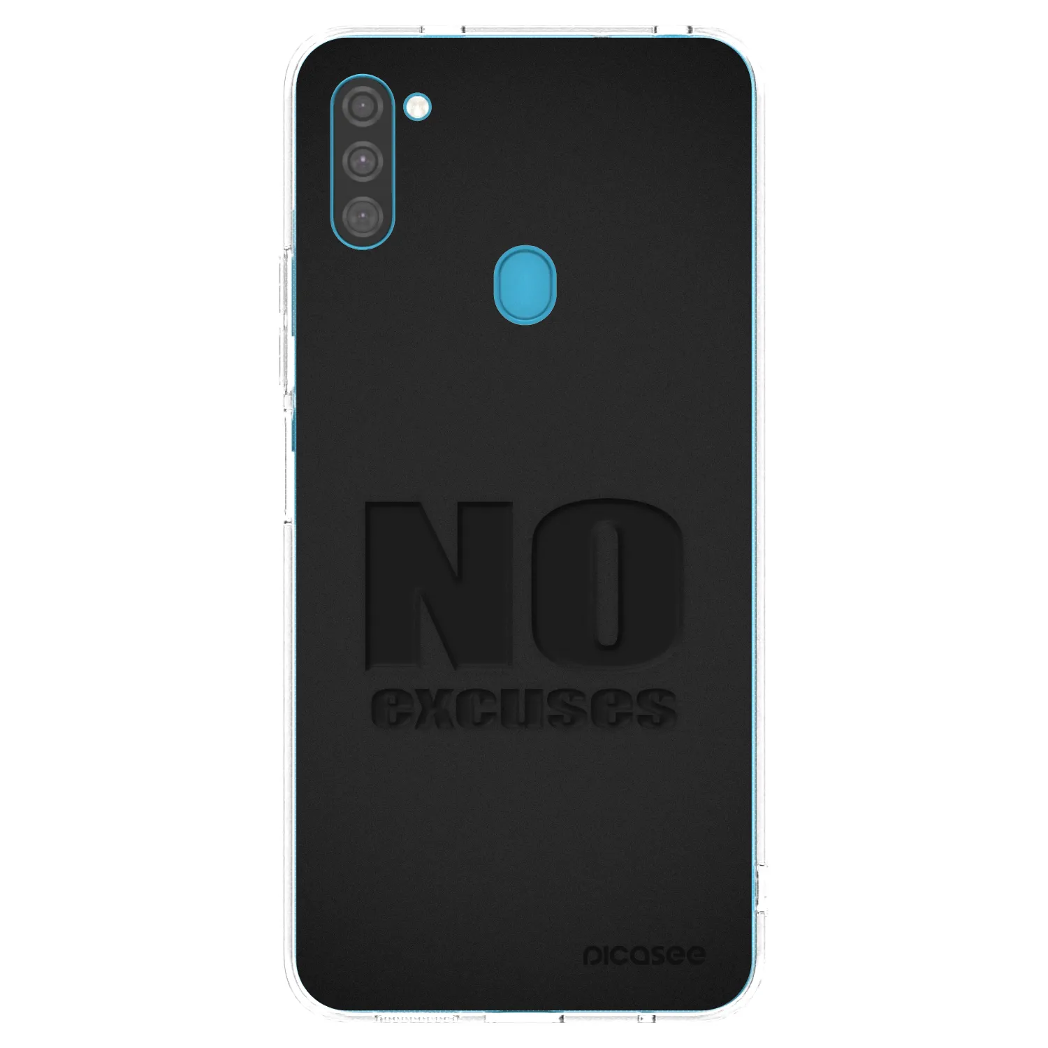 Picasee silikonski prozorni ovitek za Samsung Galaxy M11 - No Excuses