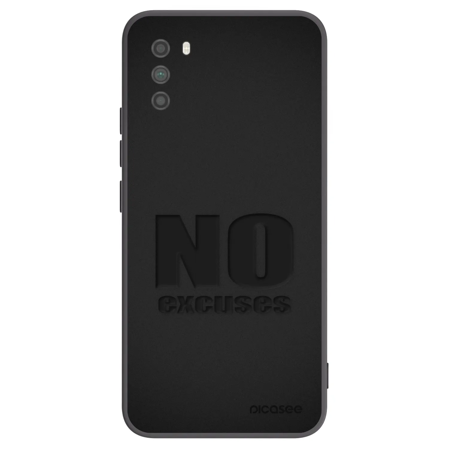 Picasee silikonski črni ovitek za Xiaomi Poco M3 - No Excuses