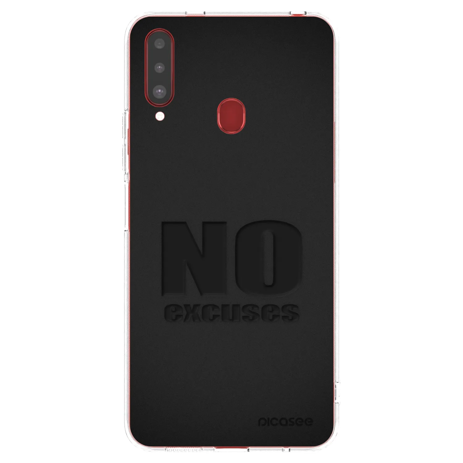 Picasee silikonski prozorni ovitek za Samsung Galaxy A20s - No Excuses