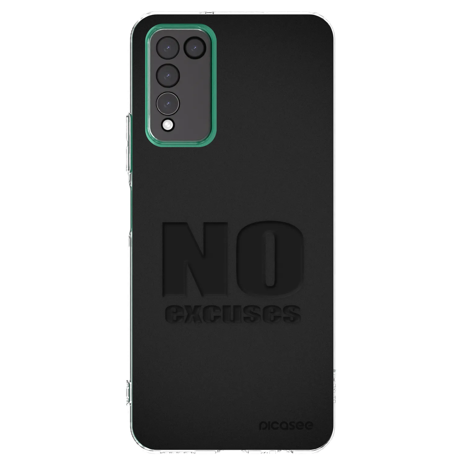 Picasee silikonski prozorni ovitek za Honor 10X Lite - No Excuses