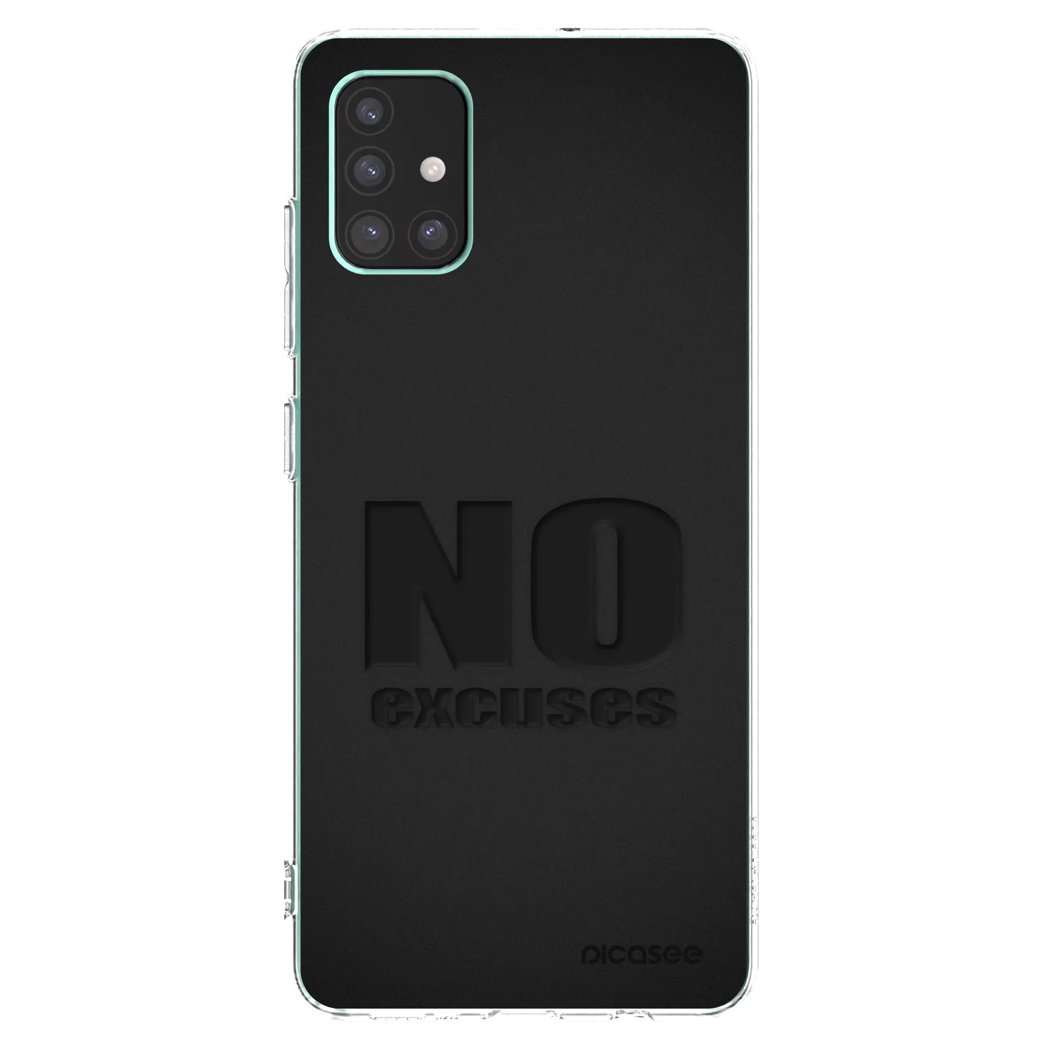 Picasee silikonski prozorni ovitek za Samsung Galaxy M51 M515F - No Excuses