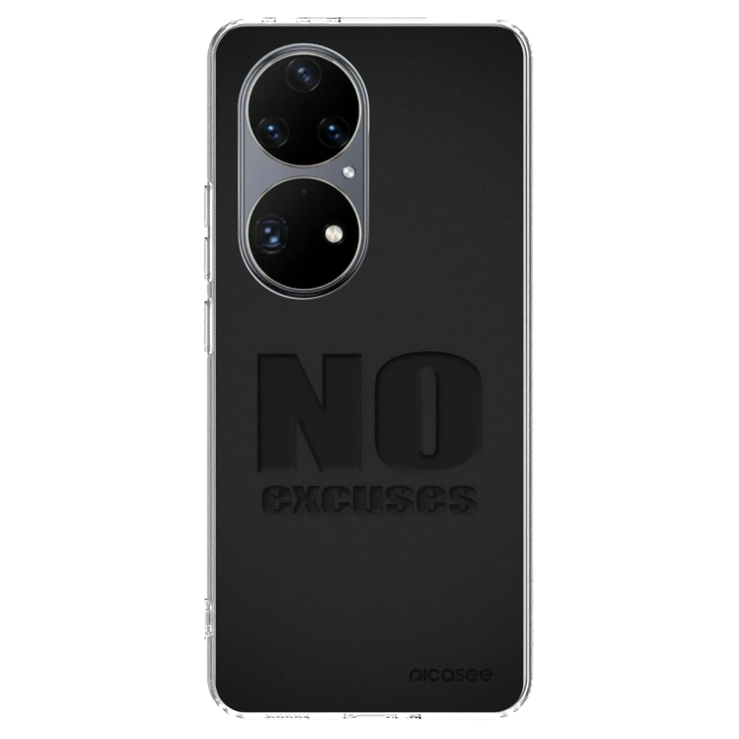 Picasee silikonski prozorni ovitek za Huawei P50 - No Excuses