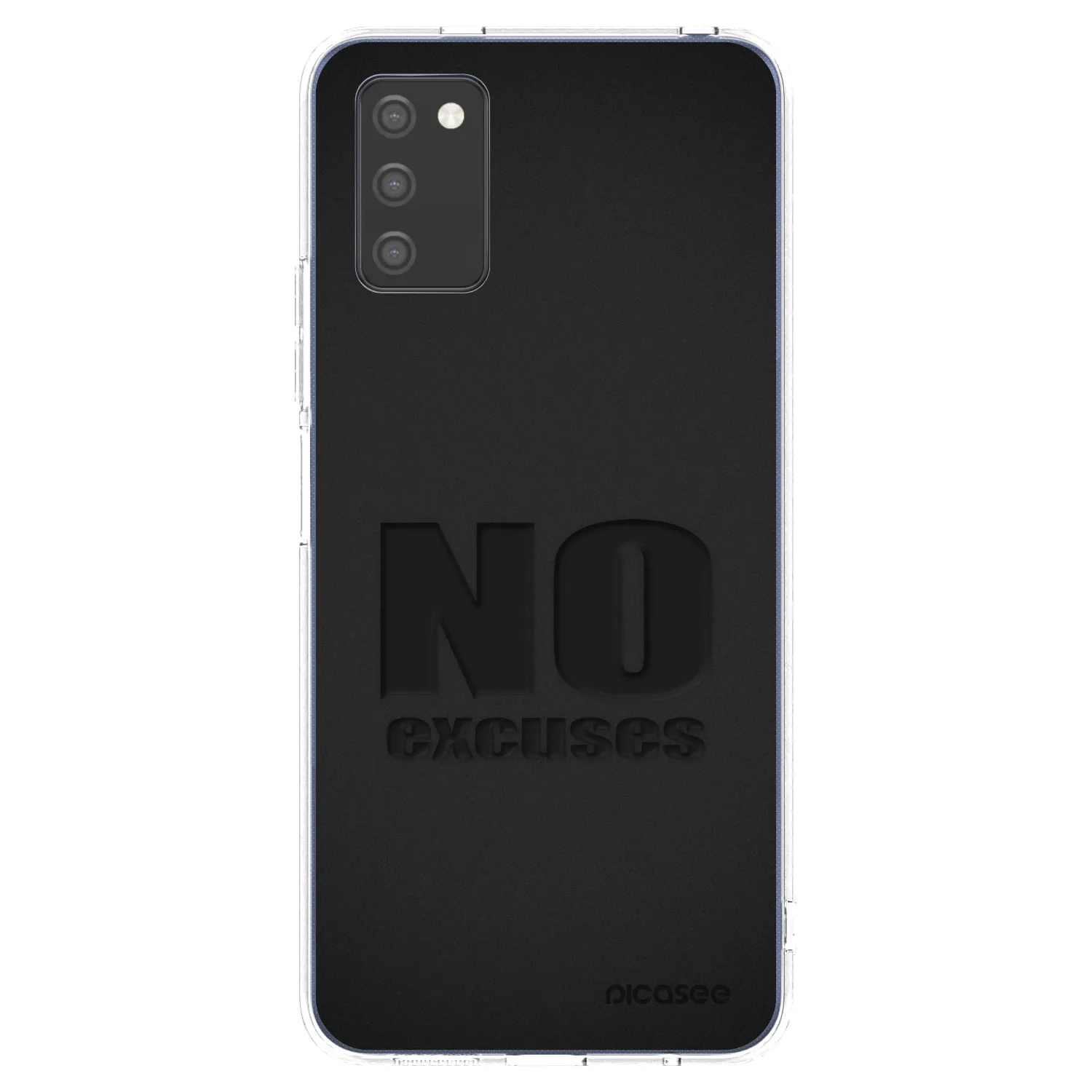 Picasee silikonski prozorni ovitek za Samsung Galaxy A02s A025G - No Excuses