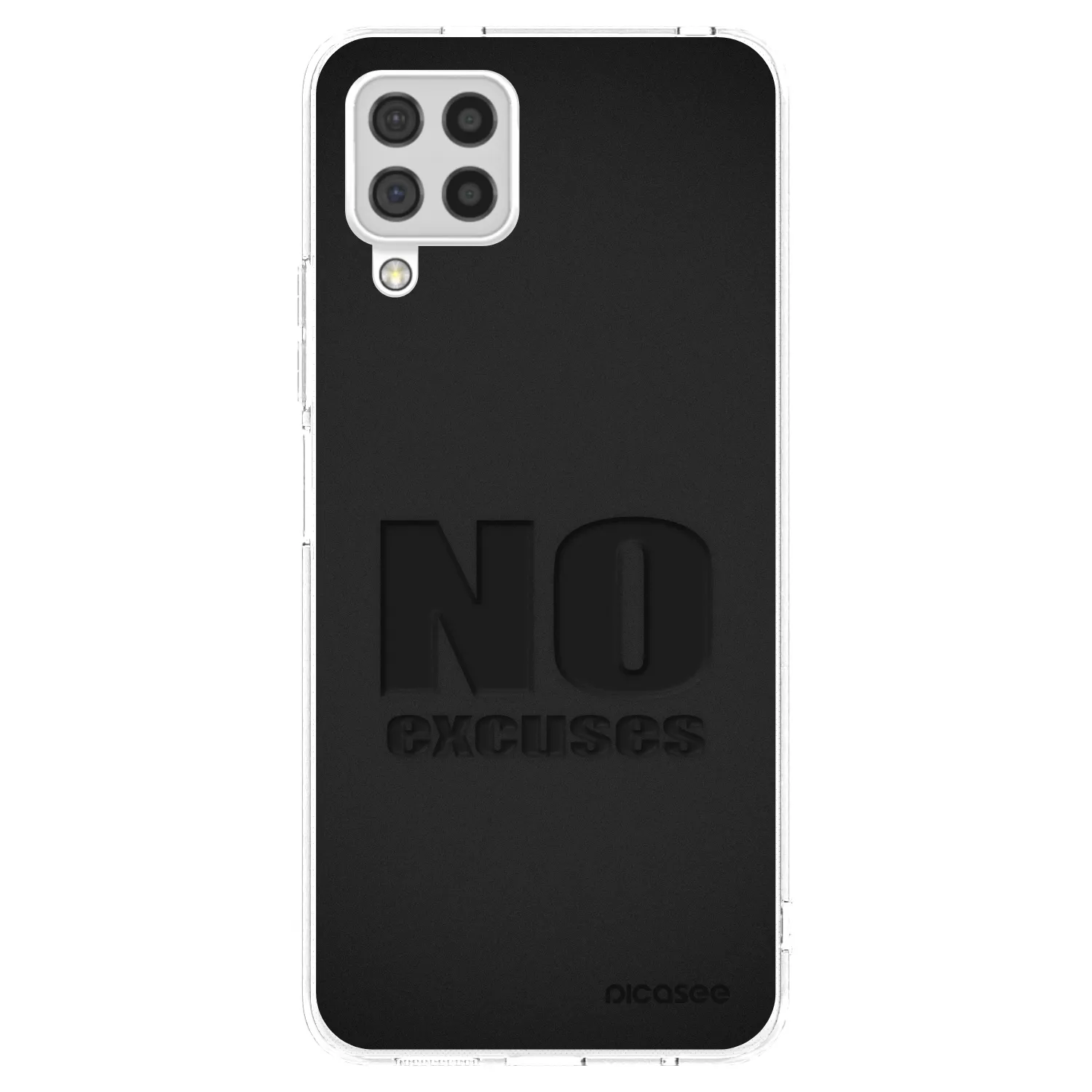 Picasee silikonski prozorni ovitek za Samsung Galaxy A22 A225F 4G - No Excuses