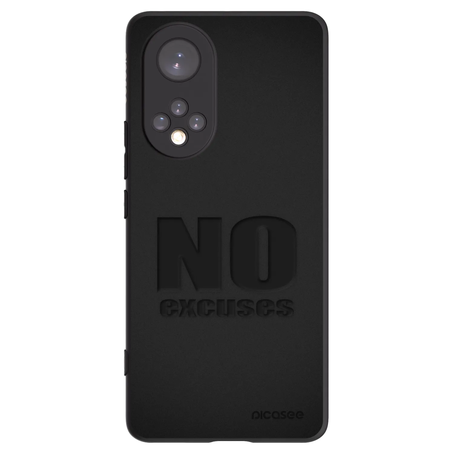 Picasee silikonski črni ovitek za Huawei Nova 9 - No Excuses