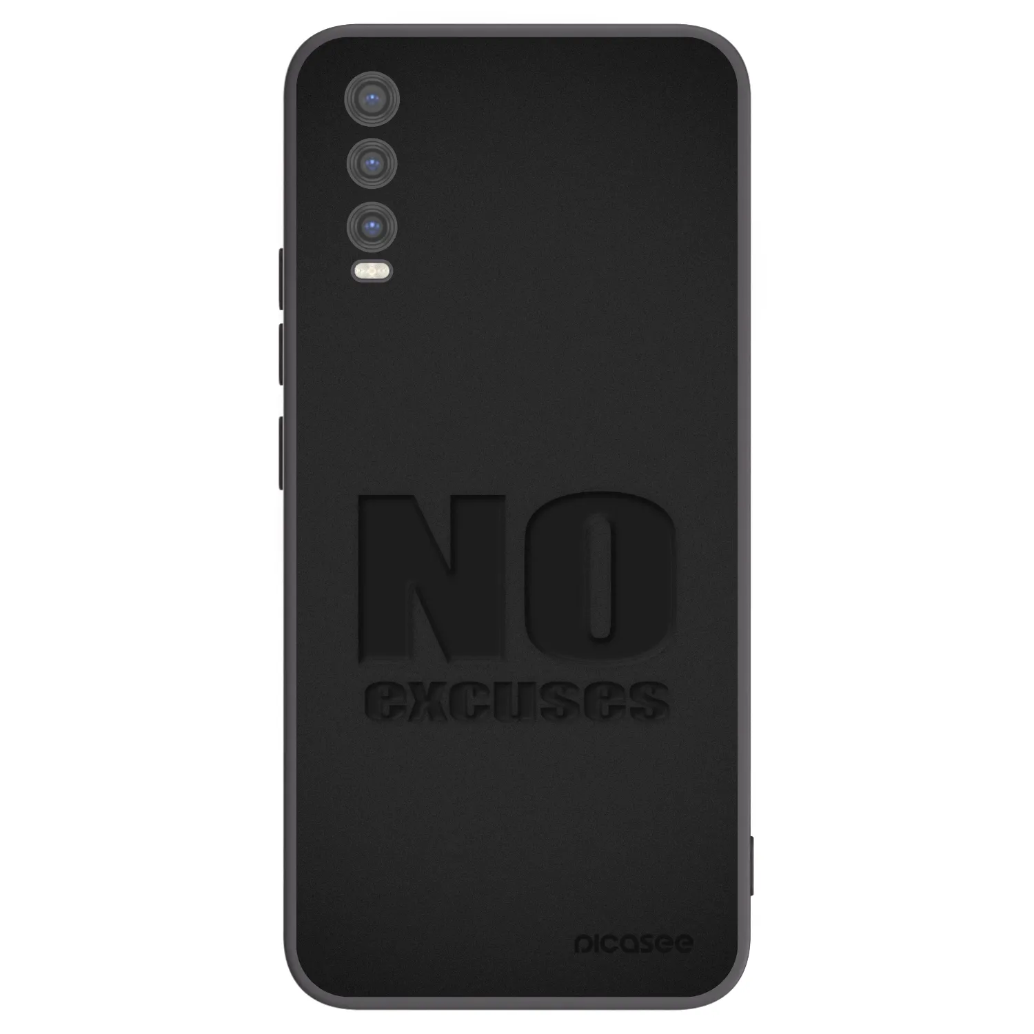 Picasee silikonski črni ovitek za Vivo Y20s - No Excuses