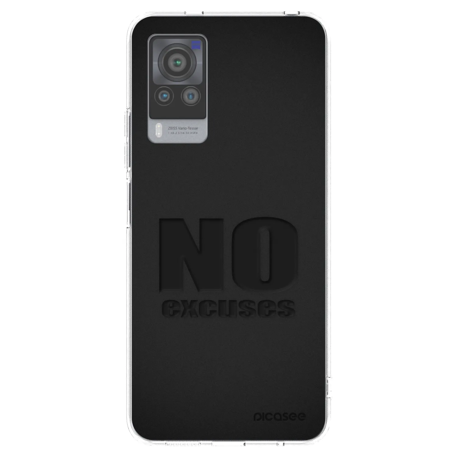 Picasee silikonski prozorni ovitek za Vivo X60 Pro 5G - No Excuses
