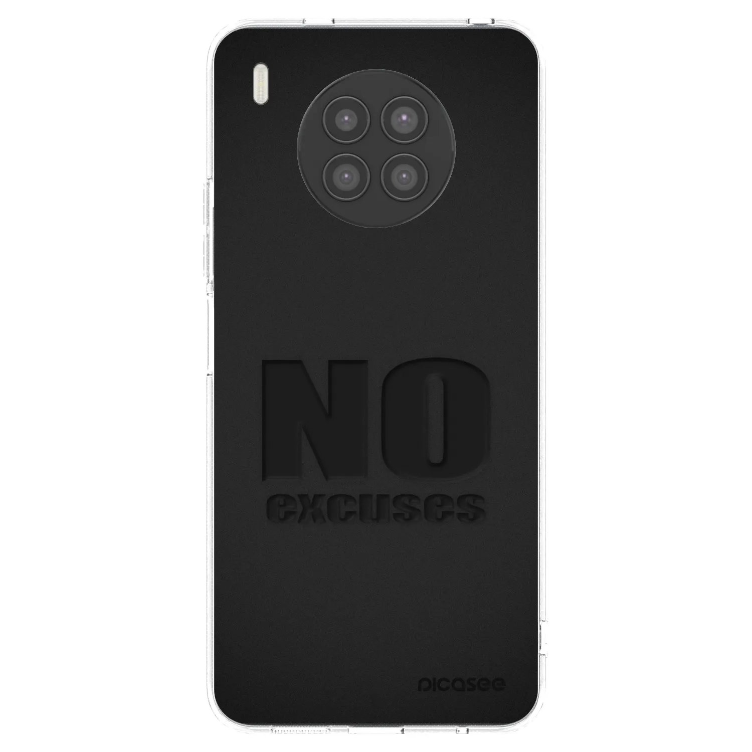 Picasee silikonski prozorni ovitek za Huawei Nova 8i - No Excuses