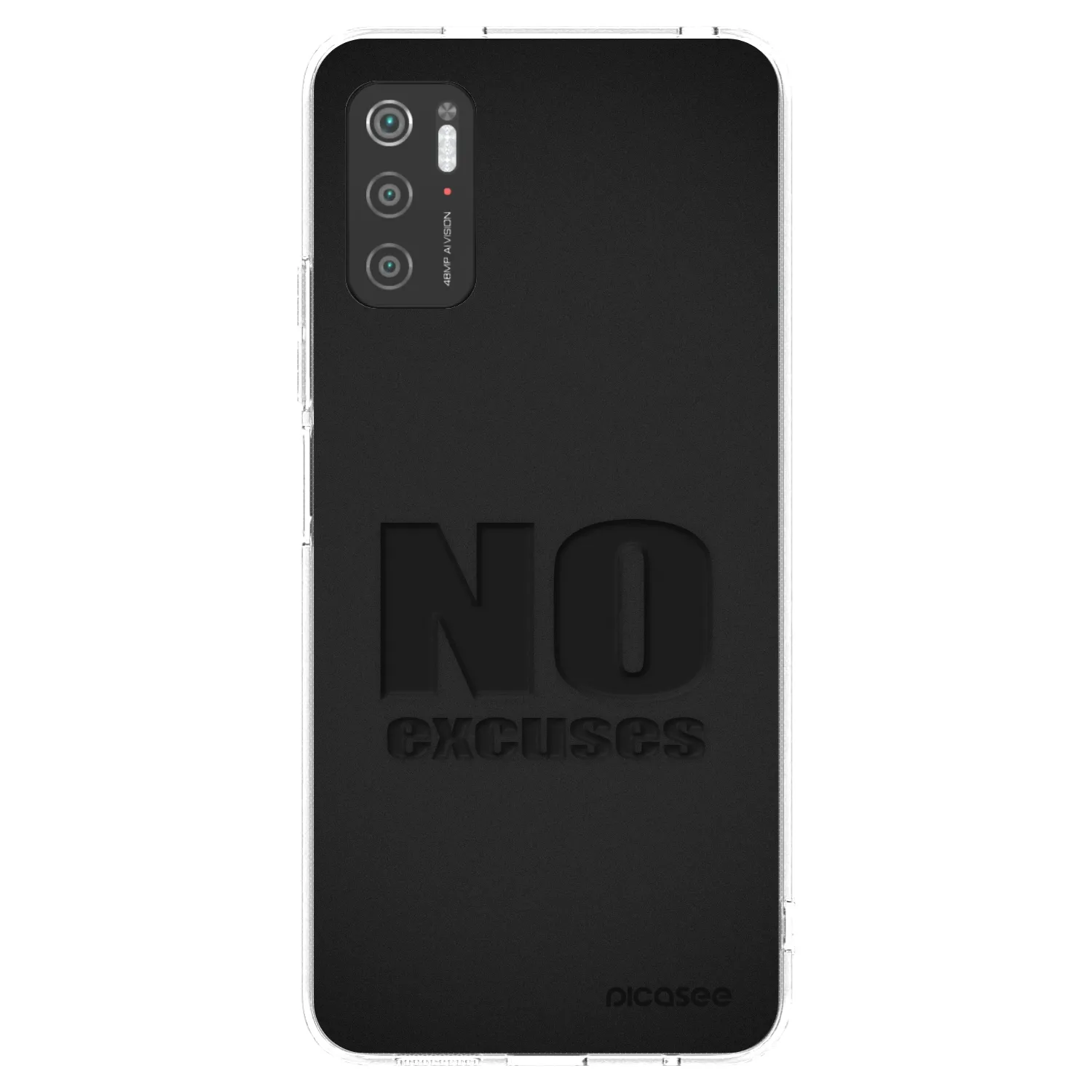 Picasee silikonski prozorni ovitek za Xiaomi Poco M3 Pro 5G - No Excuses