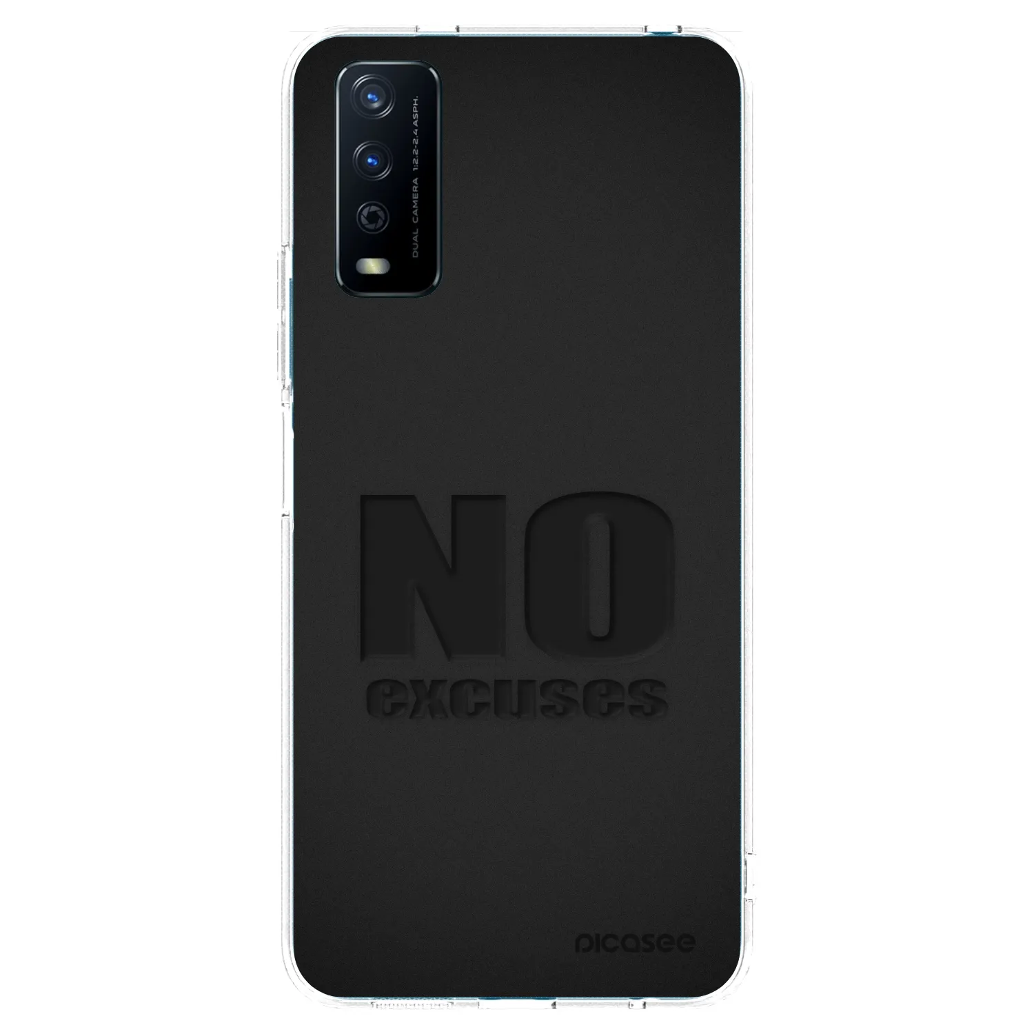 Picasee silikonski prozorni ovitek za Vivo Y11s - No Excuses