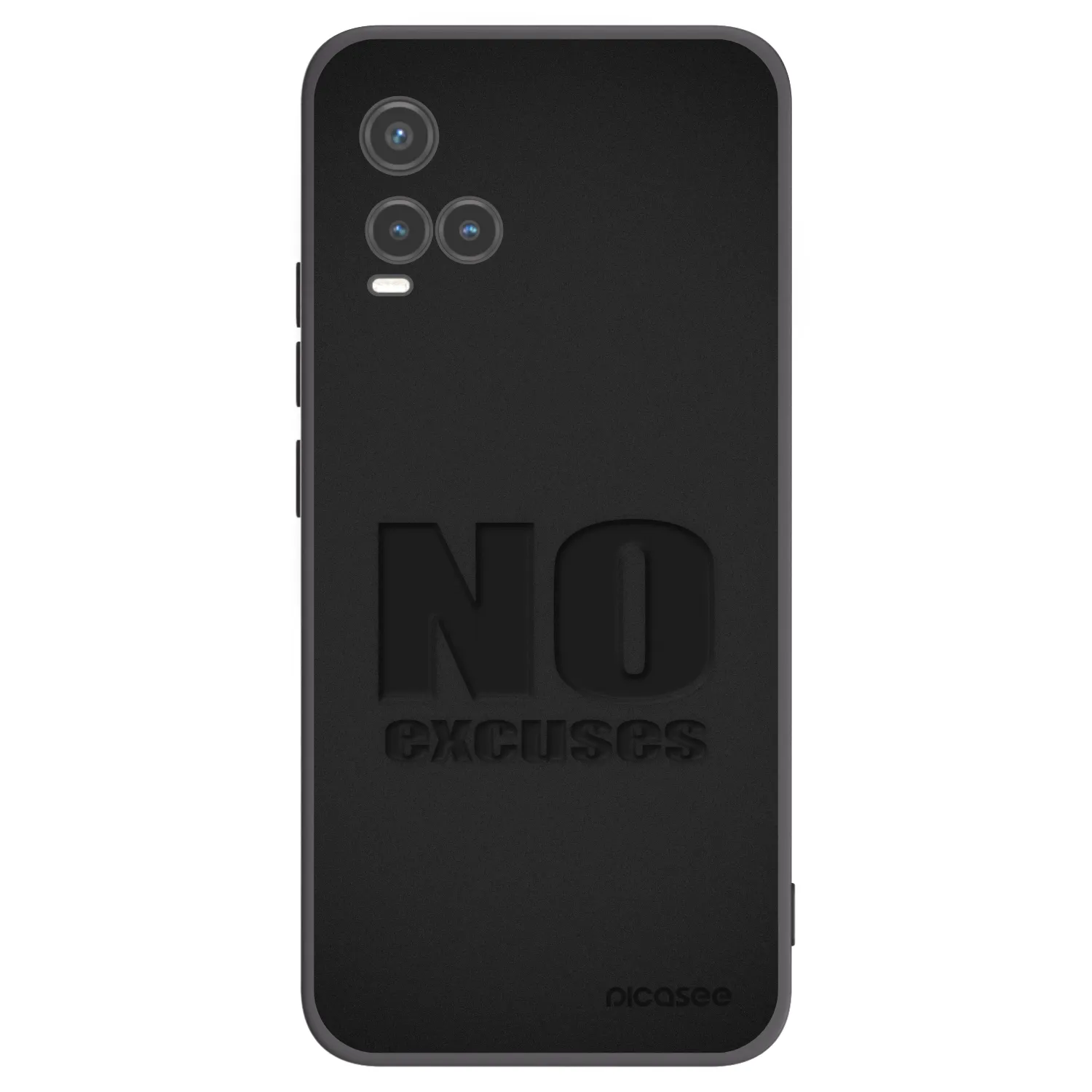 Picasee silikonski črni ovitek za Vivo Y33s - No Excuses