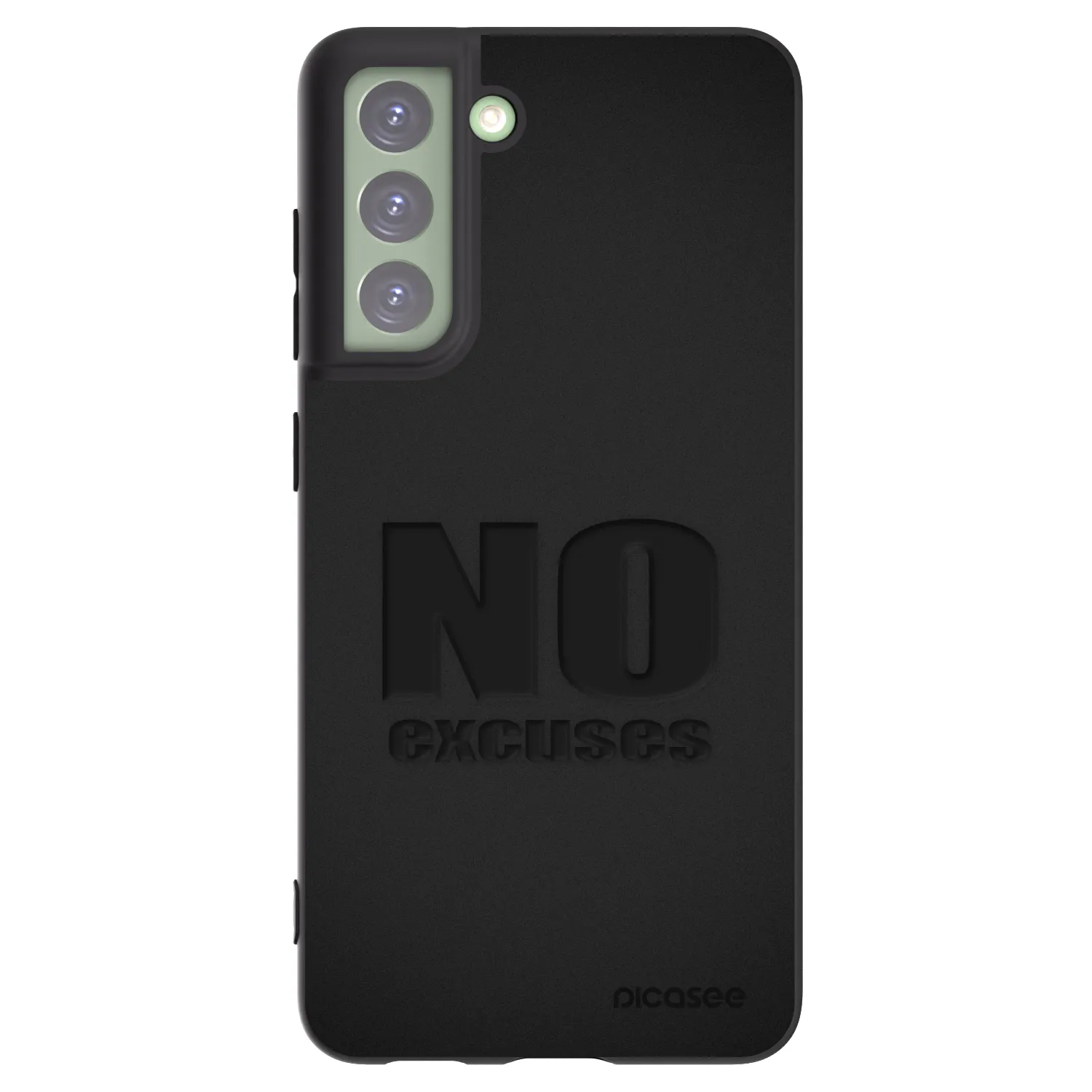 Picasee silikonski črni ovitek za Samsung Galaxy S21 FE 5G - No Excuses