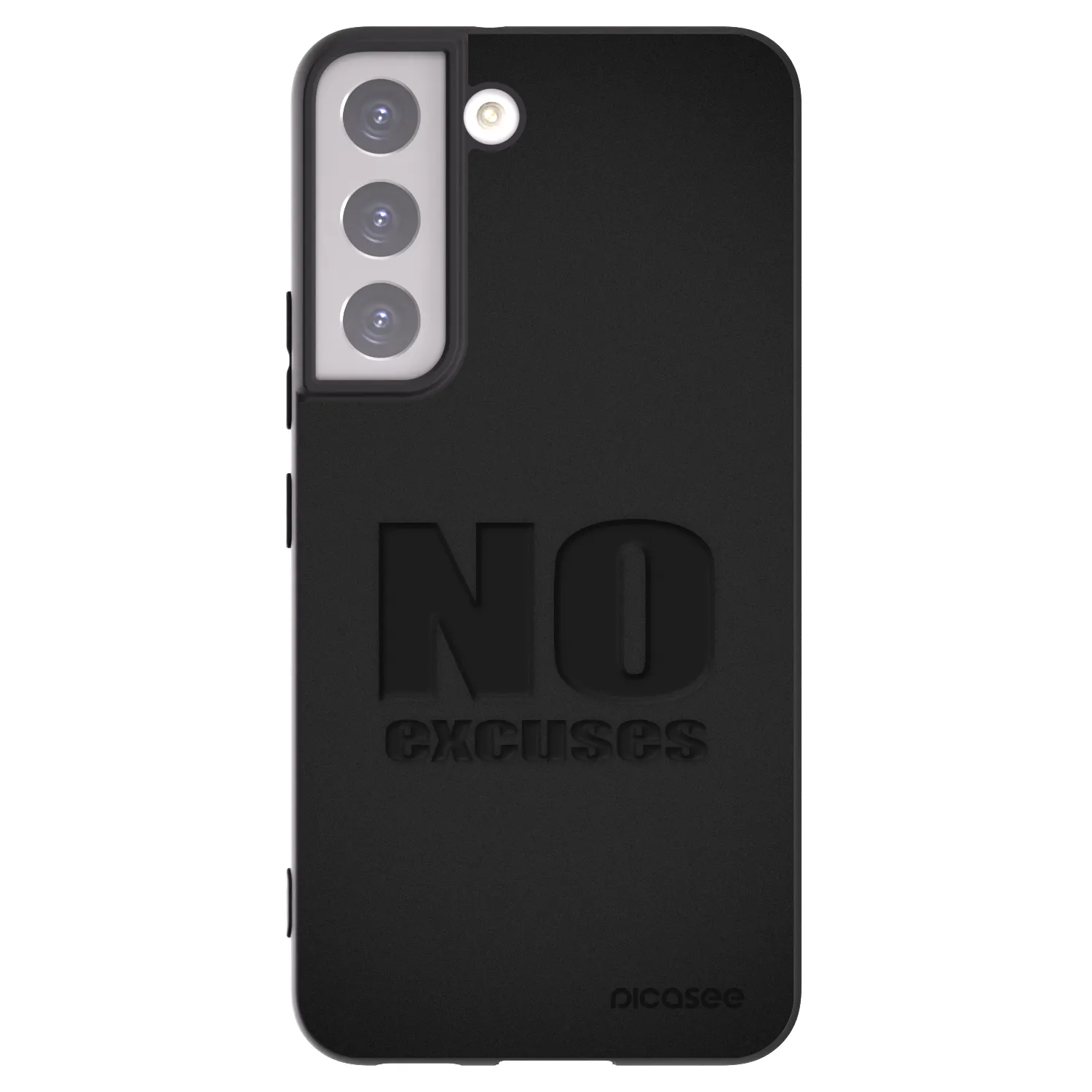 Picasee silikonski črni ovitek za Samsung Galaxy S22 5G - No Excuses