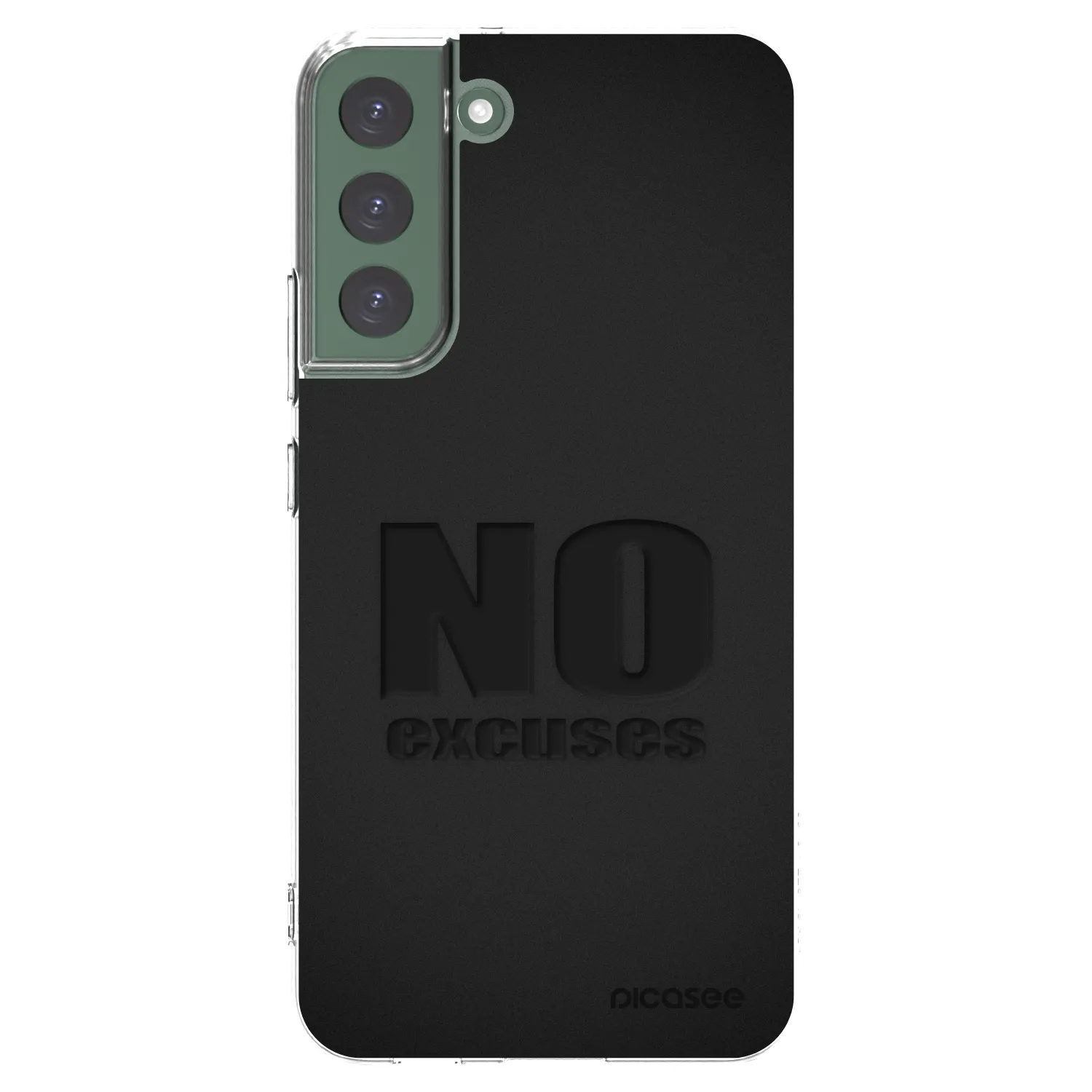 Picasee silikonski prozorni ovitek za Samsung Galaxy S22+ 5G - No Excuses