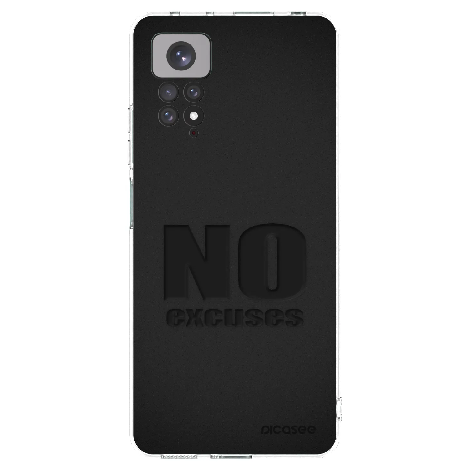 Picasee silikonski prozorni ovitek za Xiaomi Redmi Note 11 - No Excuses