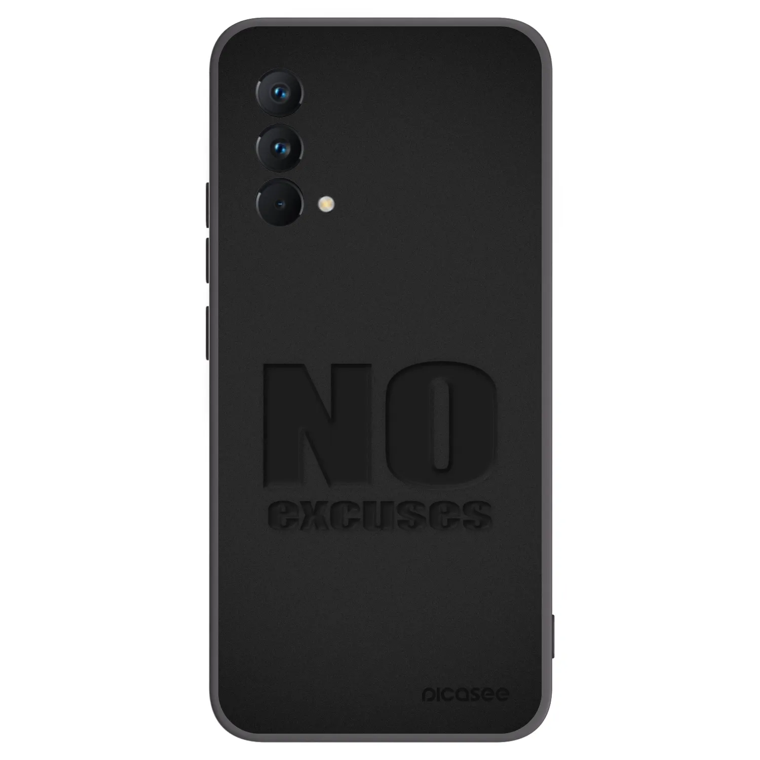 Picasee silikonski črni ovitek za Realme GT Master Edition 5G - No Excuses
