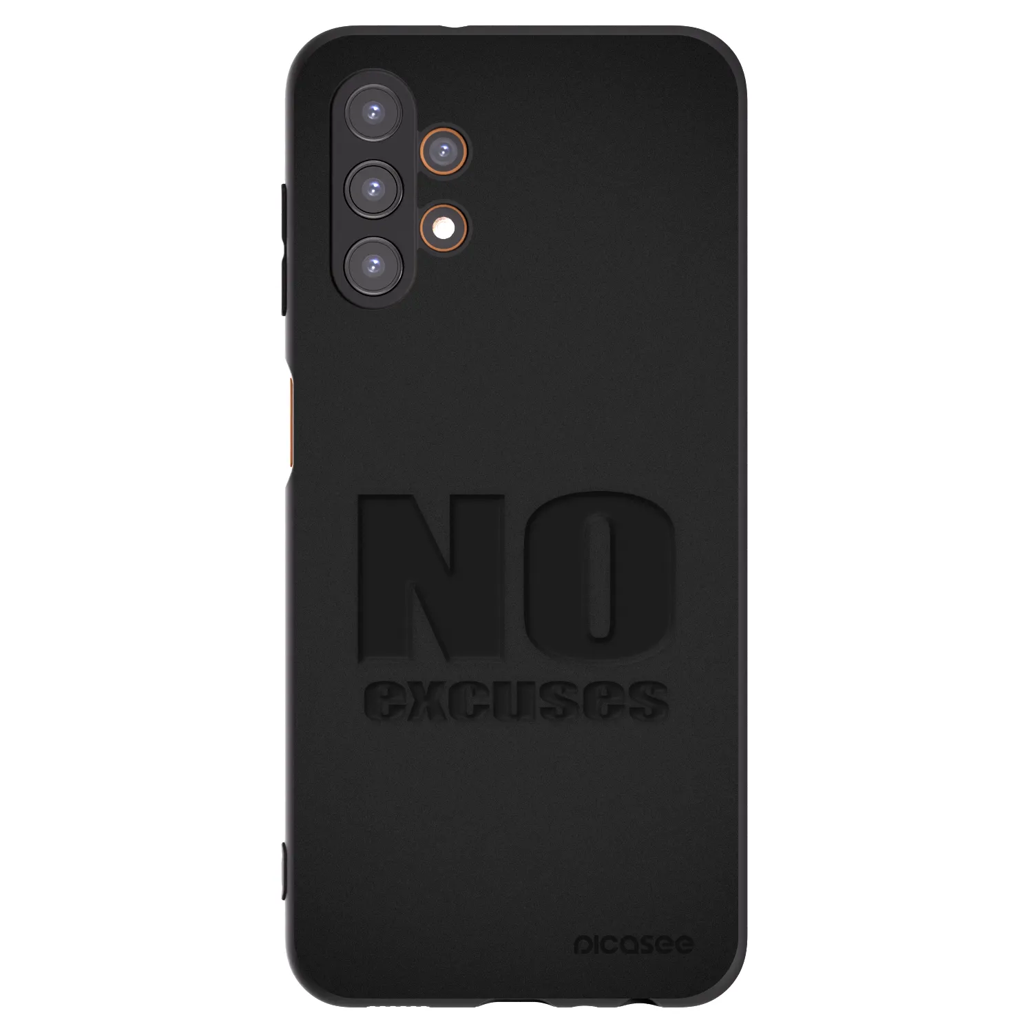 Picasee silikonski črni ovitek za Samsung Galaxy A13 4G A135 - No Excuses