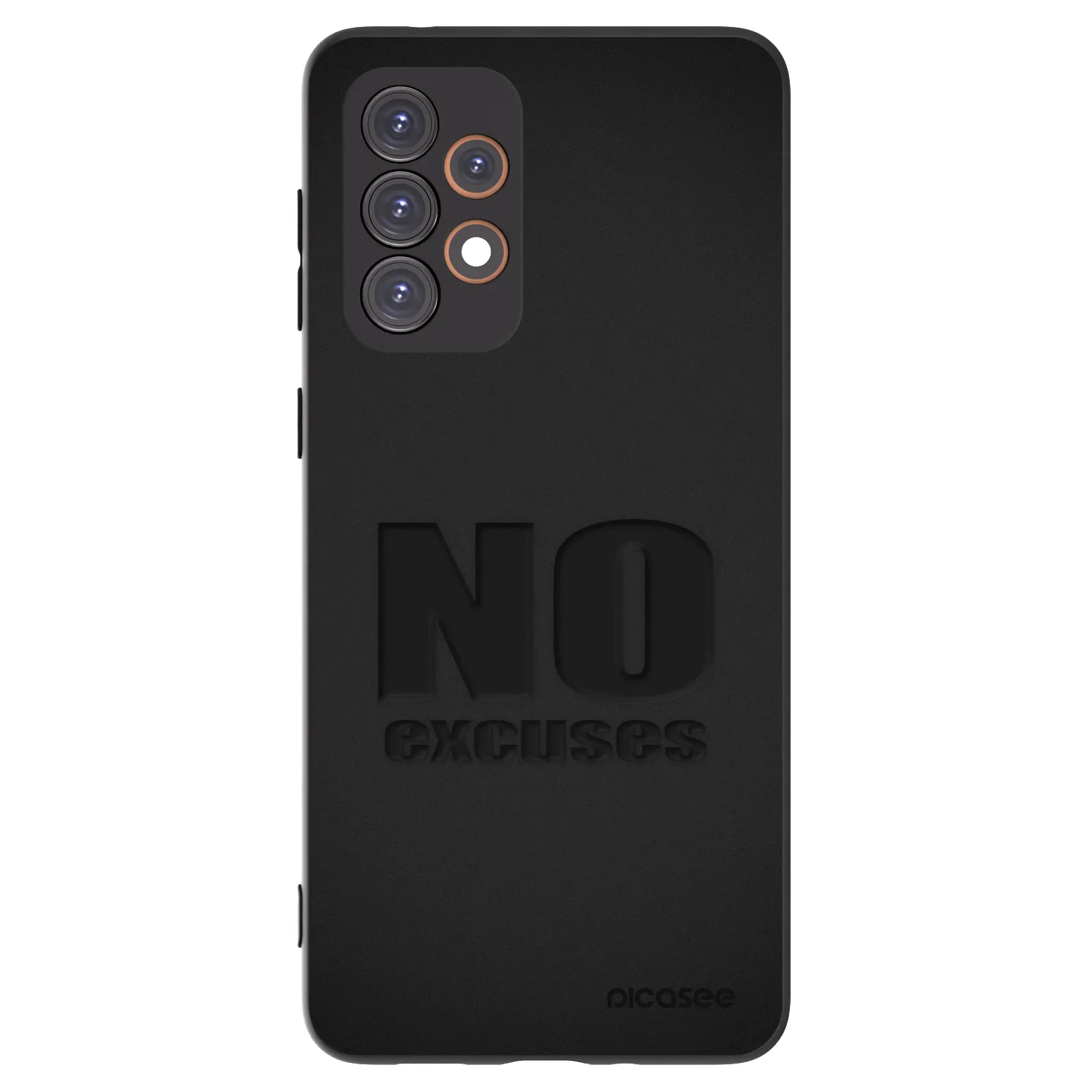 Picasee silikonski črni ovitek za Samsung Galaxy A33 5G A336 - No Excuses