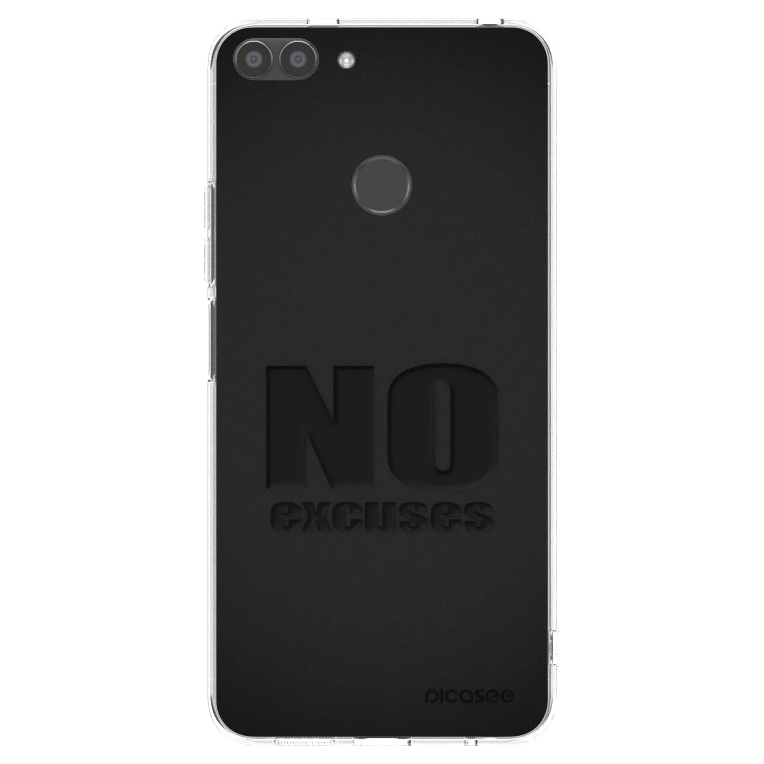 Picasee silikonski prozorni ovitek za Huawei P Smart - No Excuses